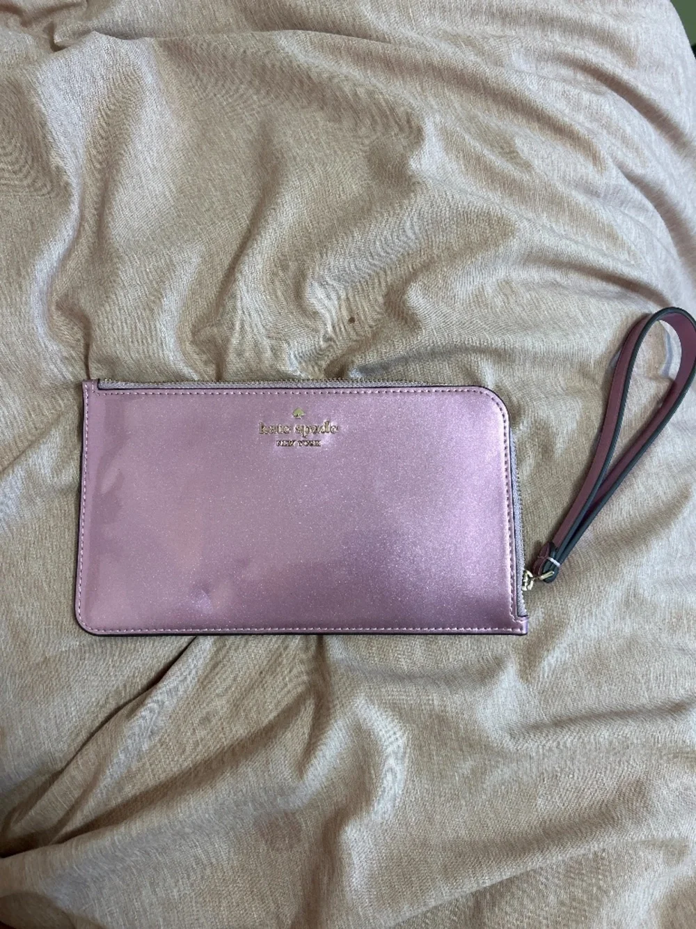 Kate Spade Lavender Metallic Wristlet